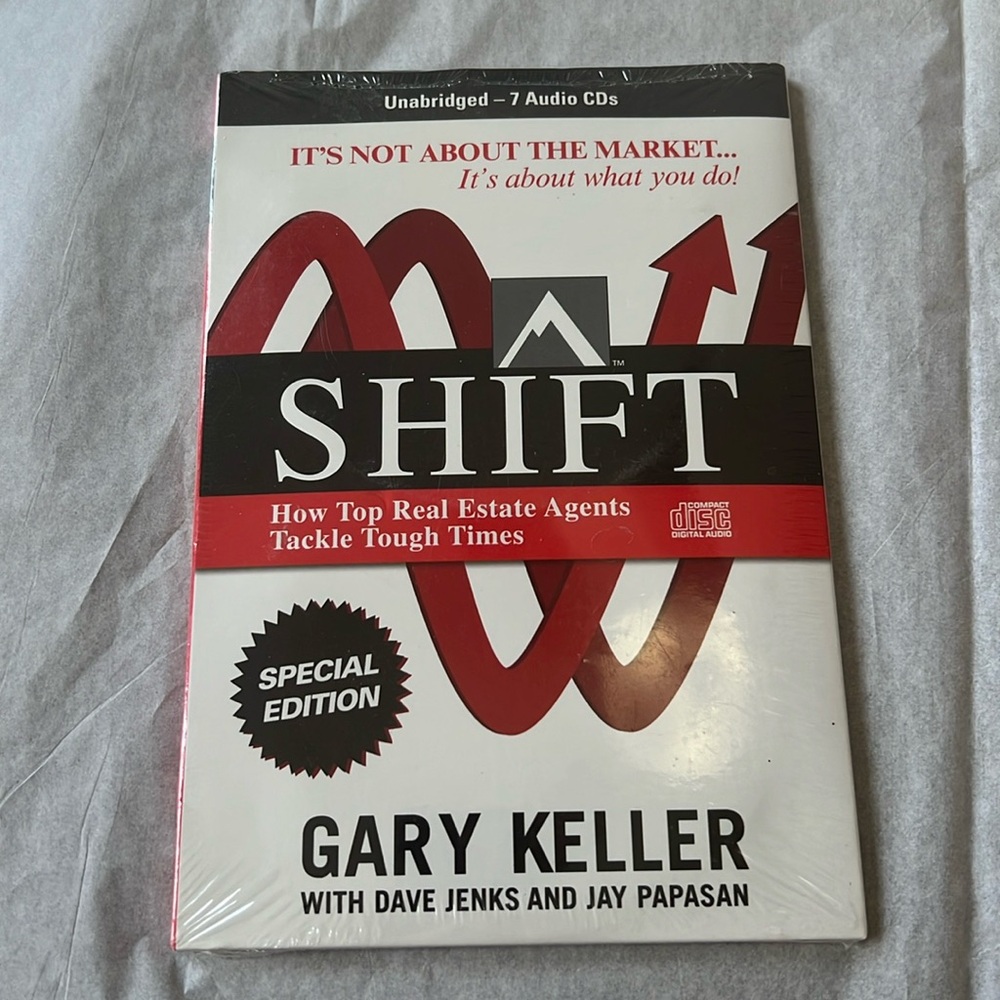 “Shift” Real Estate Market Audio CD’s Gary Keller (Keller Williams) Brand New